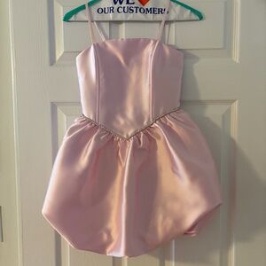 Katie J Light Pink Bubble Dress